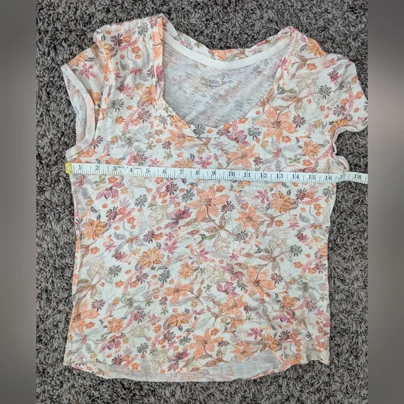 PILCRC Anthropologie Floral Print Tee - Picture 10 of 11
